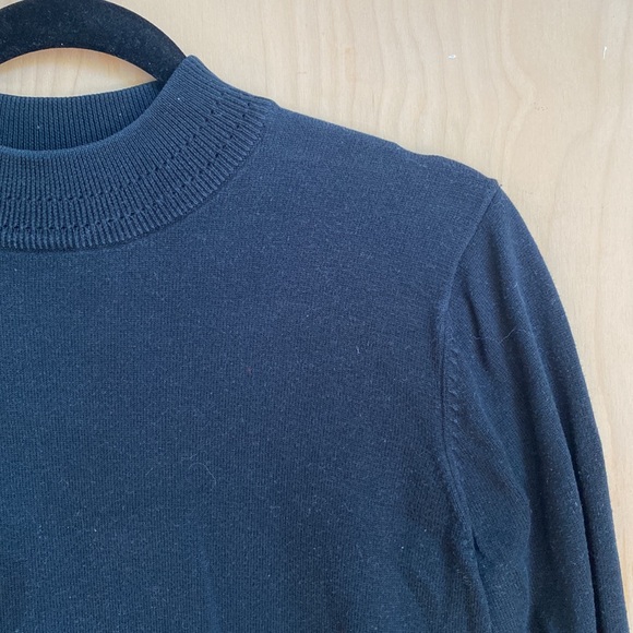 Vintage | Black Mock-Neck sweater L - Picture 2 of 5